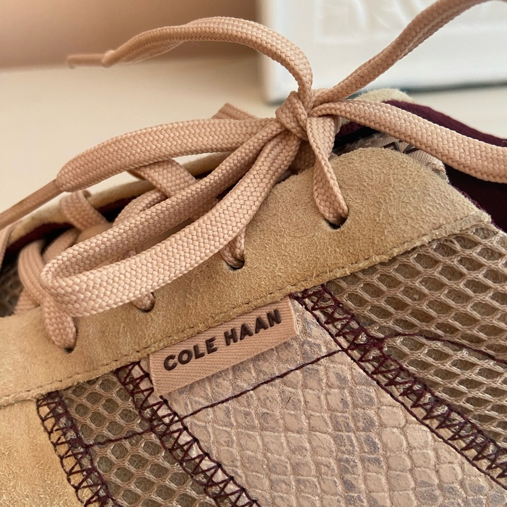 Cole Haan ZeroGrand Women's Tan Sneakers Tennis Shoes 8.5 - Picture 2 of 10